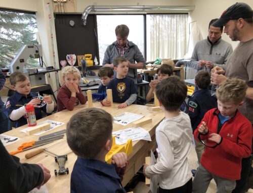 Pinewood Derby Build at New England Sci-Tech